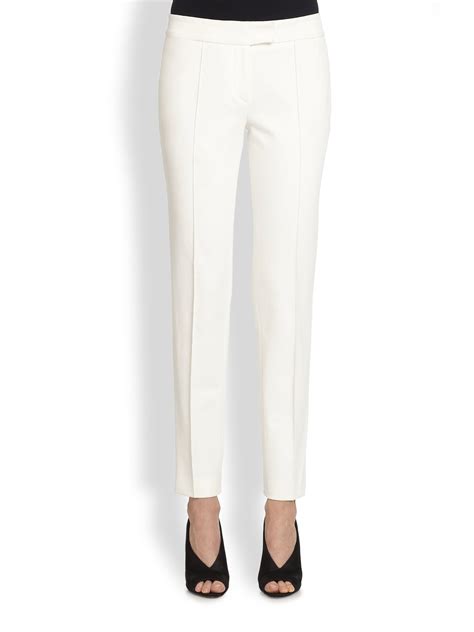 burberry white wool pants|burberry pants price.